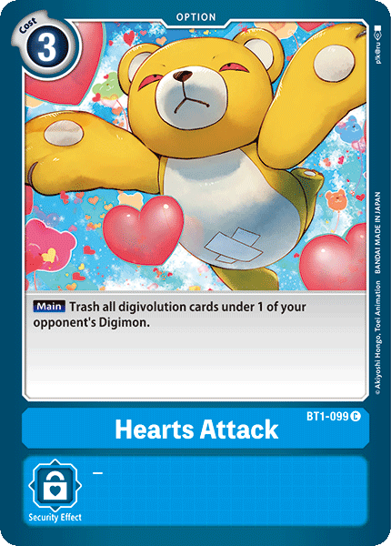 Hearts Attack [BT1-099] [Release Special Booster Ver.1.0] | Shuffle n Cut Hobbies & Games