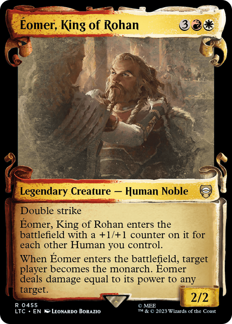 Eomer, King of Rohan [The Lord of the Rings: Tales of Middle-Earth Commander Showcase Scrolls] | Shuffle n Cut Hobbies & Games