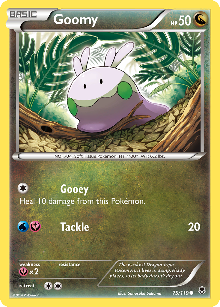 Goomy (75/119) [XY: Phantom Forces] | Shuffle n Cut Hobbies & Games