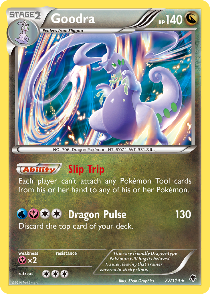 Goodra (77/119) [XY: Phantom Forces] | Shuffle n Cut Hobbies & Games