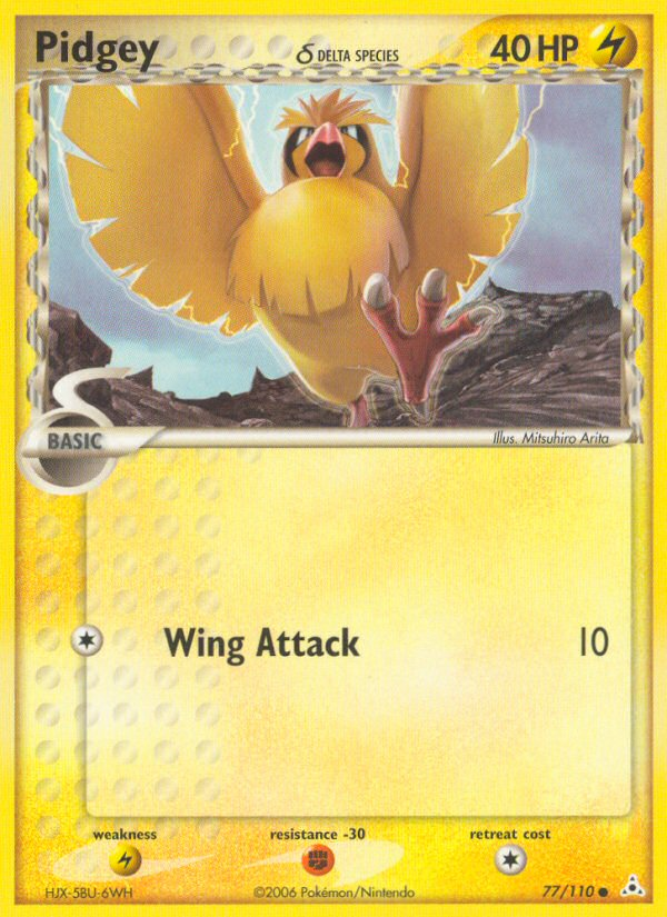 Pidgey (77/110) (Delta Species) [EX: Holon Phantoms] | Shuffle n Cut Hobbies & Games