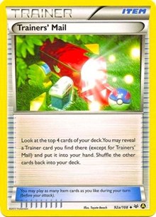 Trainers' Mail (92a/108) (Alternate Art Promo) [XY: Roaring Skies] | Shuffle n Cut Hobbies & Games