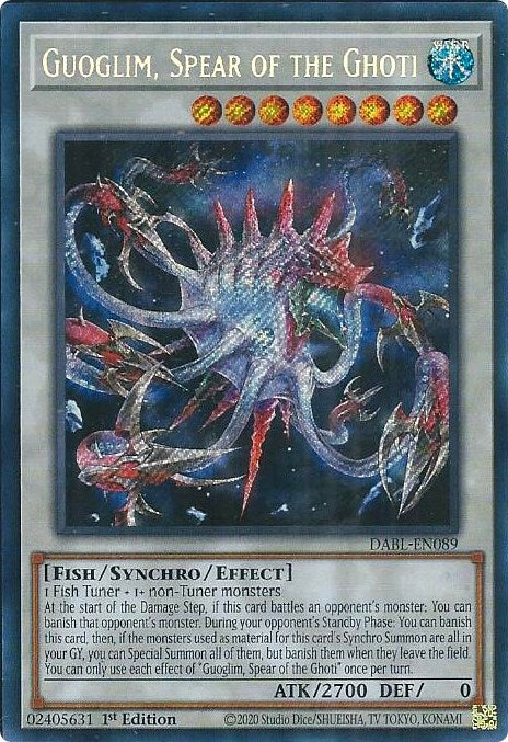 Guoglim, Spear of the Ghoti [DABL-EN089] Secret Rare | Shuffle n Cut Hobbies & Games