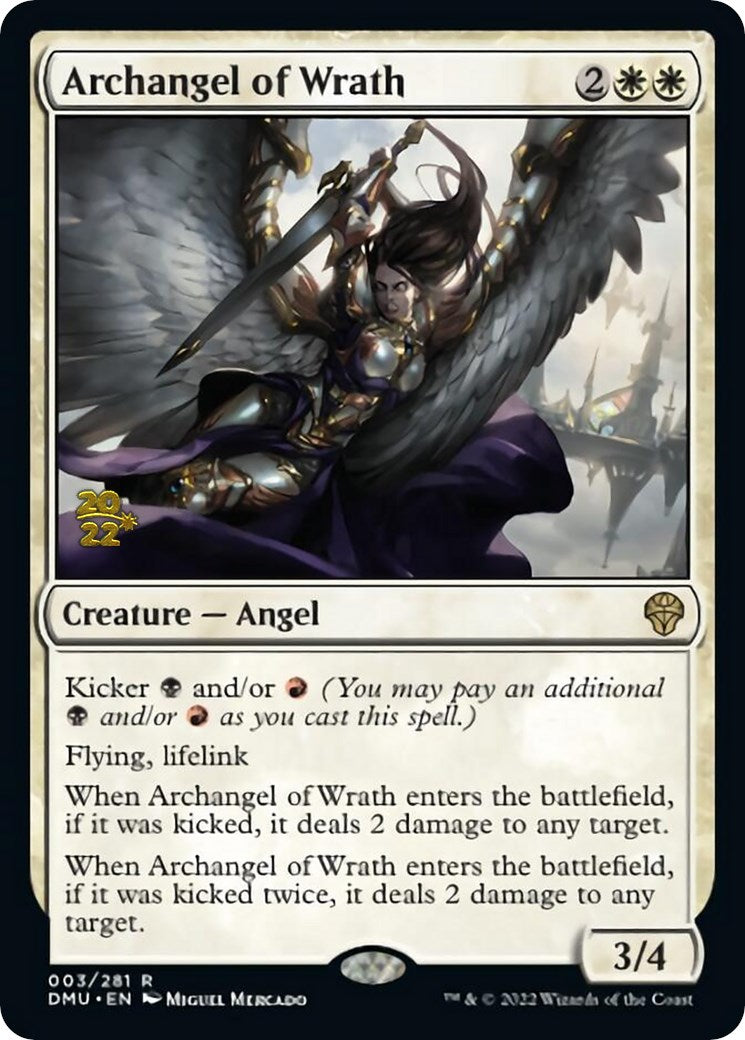 Archangel of Wrath [Dominaria United Prerelease Promos] | Shuffle n Cut Hobbies & Games