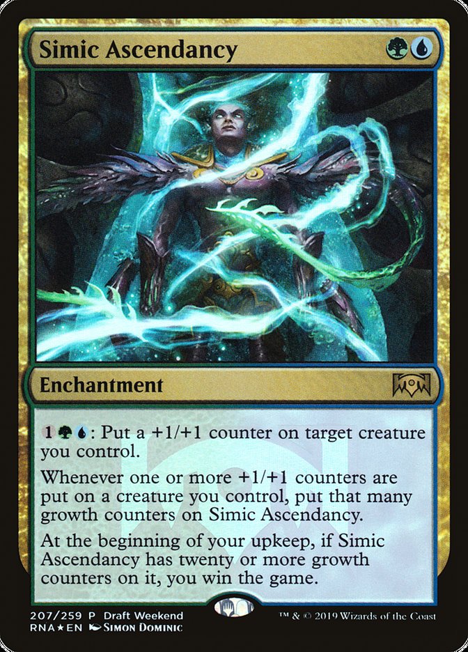 Simic Ascendancy (Draft Weekend) [Ravnica Allegiance Promos] | Shuffle n Cut Hobbies & Games