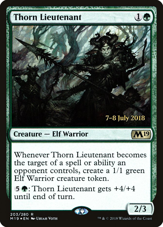 Thorn Lieutenant [Core Set 2019 Prerelease Promos] | Shuffle n Cut Hobbies & Games