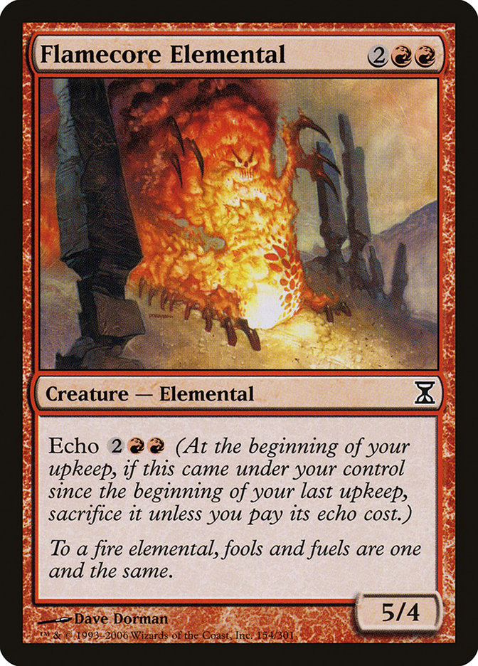 Flamecore Elemental [Time Spiral] | Shuffle n Cut Hobbies & Games