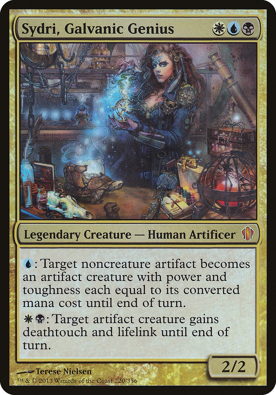 Sydri, Galvanic Genius (Oversized) [Commander 2013 Oversized] | Shuffle n Cut Hobbies & Games