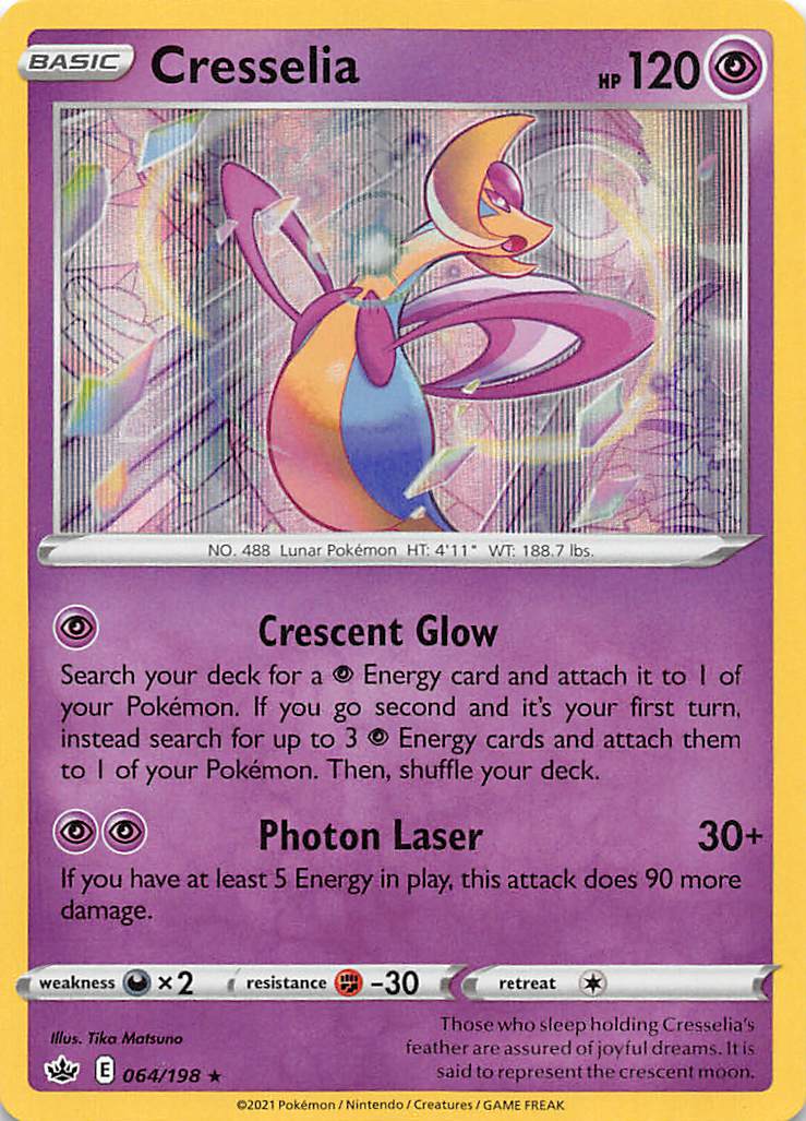 Cresselia (064/198) [Sword & Shield: Chilling Reign] | Shuffle n Cut Hobbies & Games