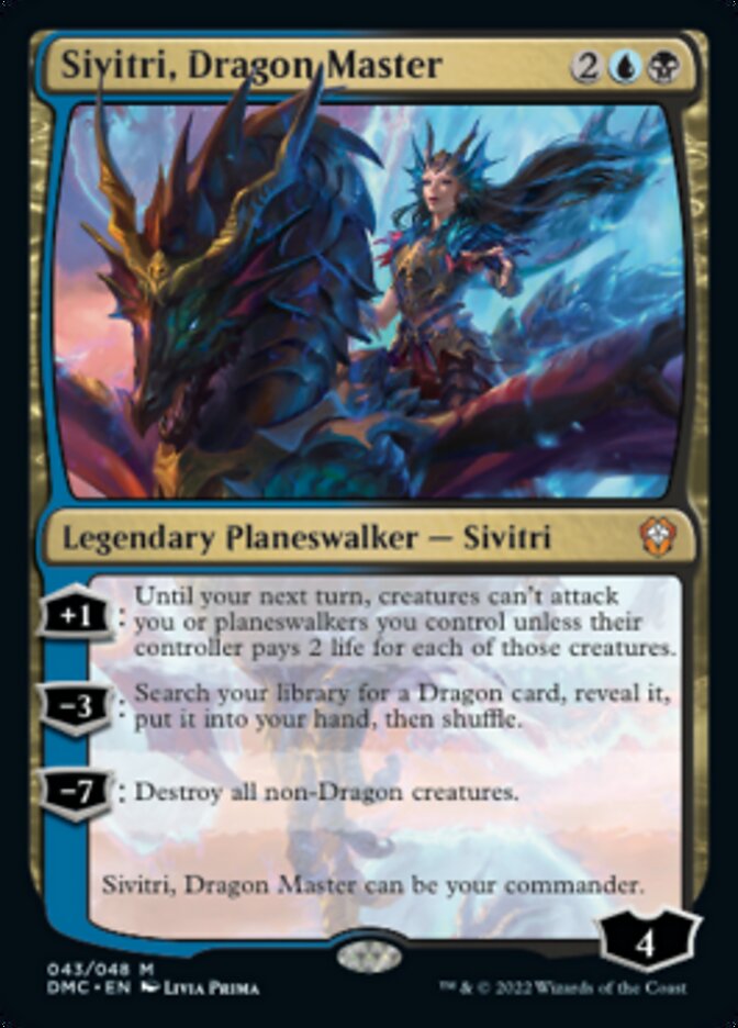 Sivitri, Dragon Master (FOIL) [Dominaria United Commander] | Shuffle n Cut Hobbies & Games