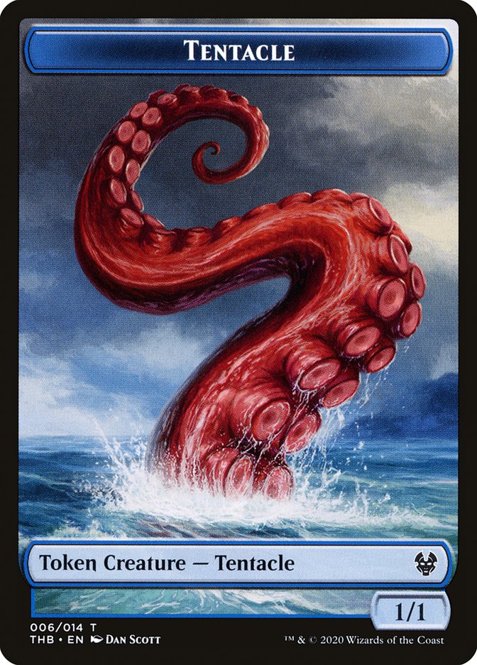 Human Soldier // Tentacle Double-Sided Token [Theros Beyond Death Tokens] | Shuffle n Cut Hobbies & Games