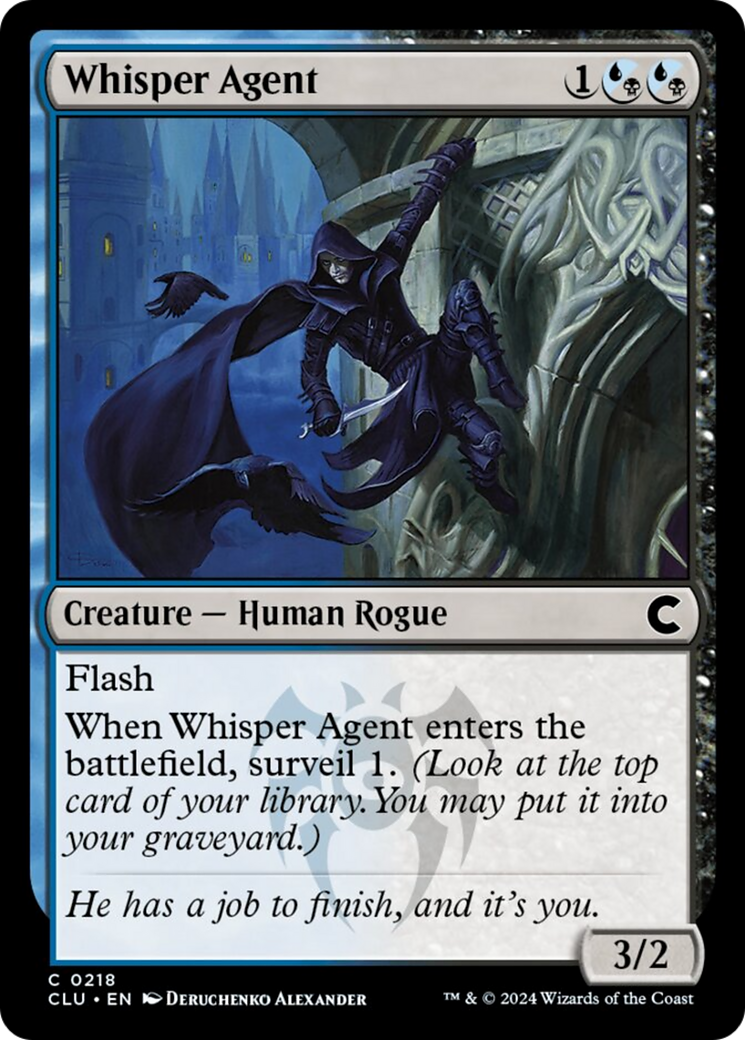 Whisper Agent [Ravnica: Clue Edition] | Shuffle n Cut Hobbies & Games