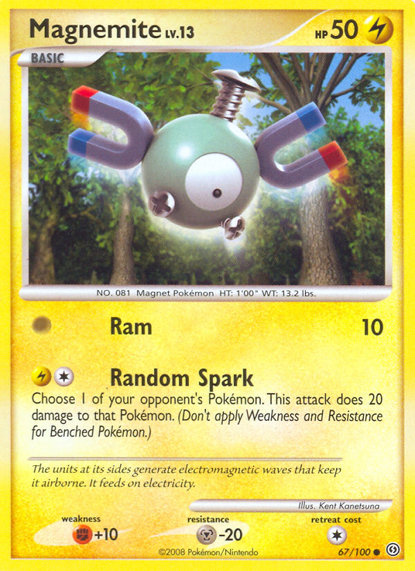 Magnemite (67/100) [Diamond & Pearl: Stormfront] | Shuffle n Cut Hobbies & Games