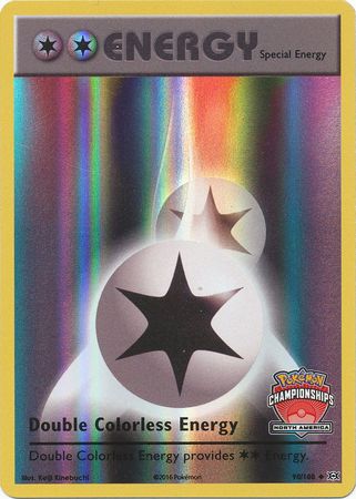 Double Colorless Energy (90/108) (NA International Championship Promo) [XY: Evolutions] | Shuffle n Cut Hobbies & Games