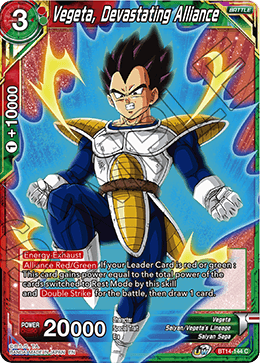 Vegeta, Devastating Alliance (BT14-144) [Cross Spirits] | Shuffle n Cut Hobbies & Games