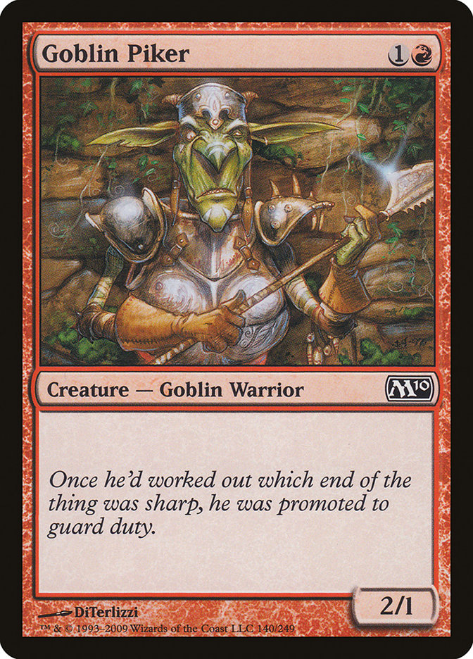 Goblin Piker [Magic 2010] | Shuffle n Cut Hobbies & Games