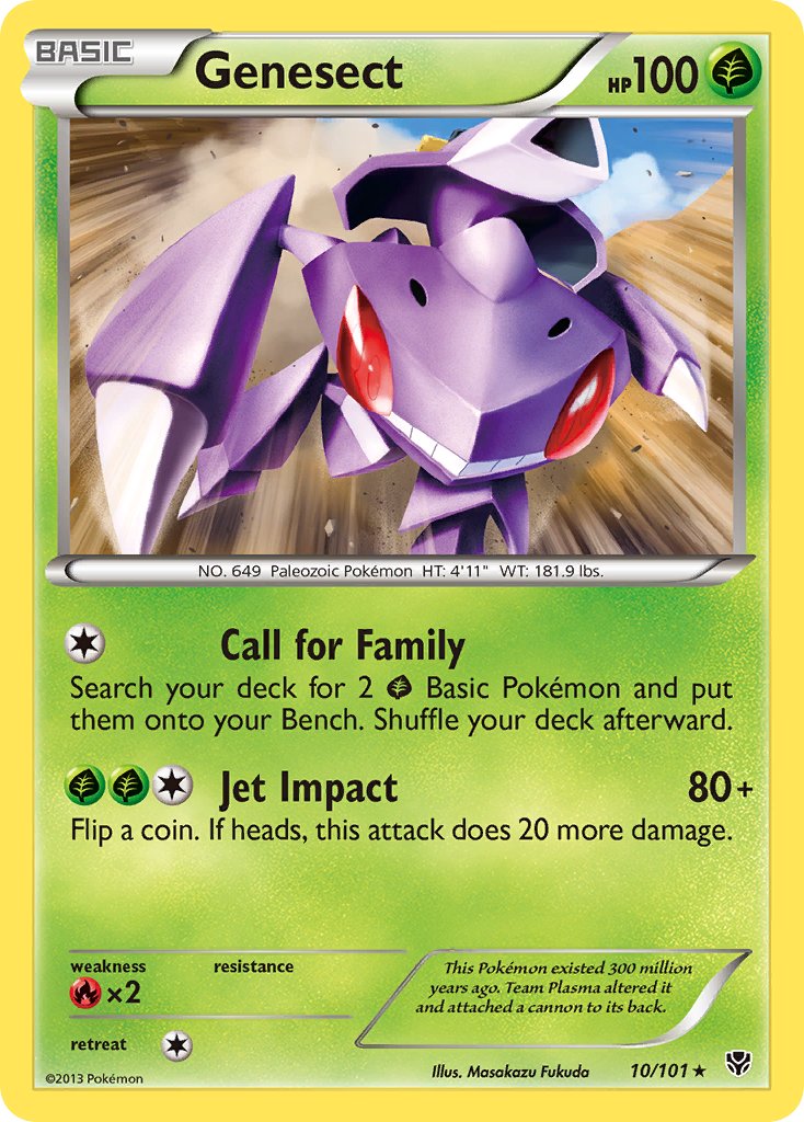 Genesect (10/101) (Theme Deck Exclusive) [Black & White: Plasma Blast] | Shuffle n Cut Hobbies & Games