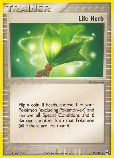 Life Herb (93/112) [EX: FireRed & LeafGreen] | Shuffle n Cut Hobbies & Games