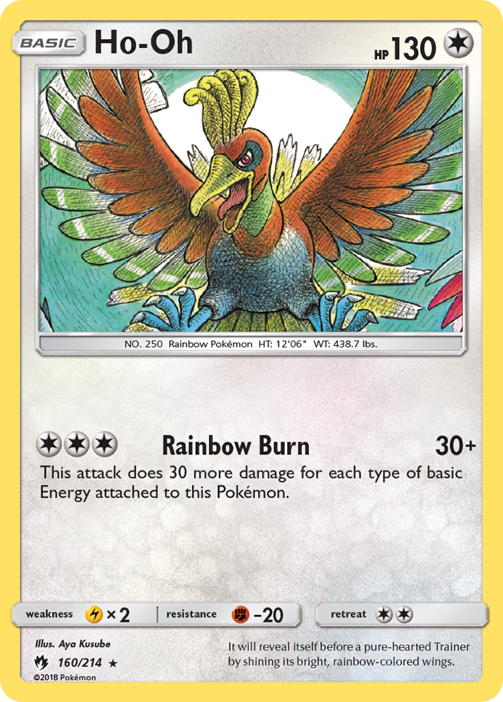 Ho-Oh (160/214) [Sun & Moon: Lost Thunder] | Shuffle n Cut Hobbies & Games