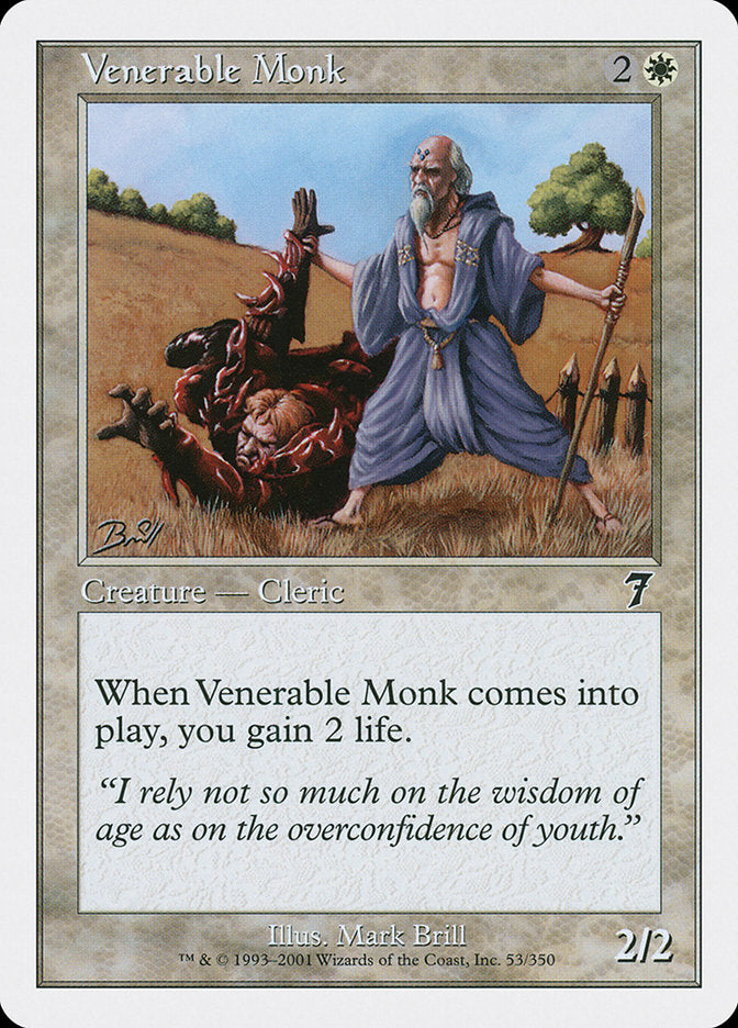 Venerable Monk [Seventh Edition] | Shuffle n Cut Hobbies & Games