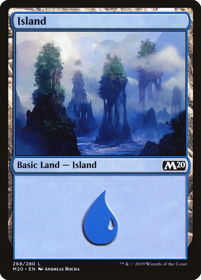 Island (268) [Core Set 2020] | Shuffle n Cut Hobbies & Games