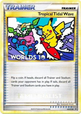 Tropical Tidal Wave (HGSS18) (Semi Finalist) [HeartGold & SoulSilver: Black Star Promos] | Shuffle n Cut Hobbies & Games