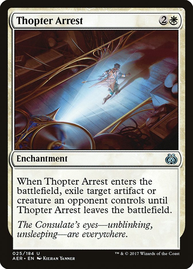 Thopter Arrest [Aether Revolt] | Shuffle n Cut Hobbies & Games