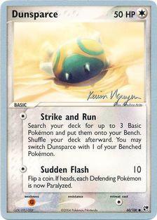 Dunsparce (60/100) (Team Rushdown - Kevin Nguyen) [World Championships 2004] | Shuffle n Cut Hobbies & Games