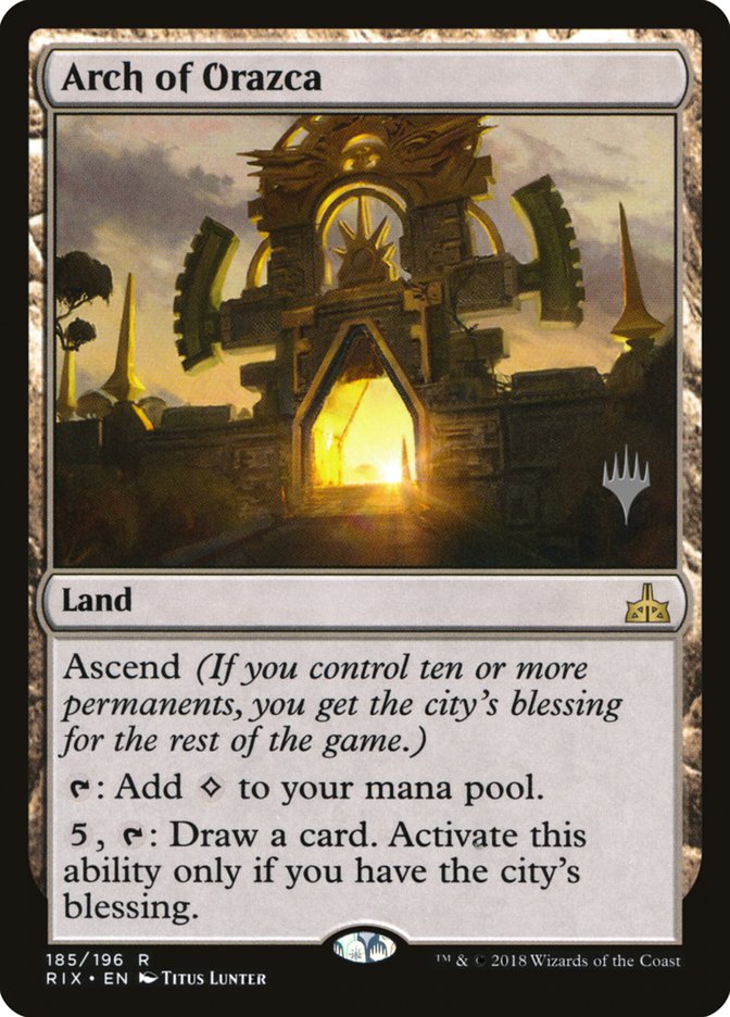 Arch of Orazca (Promo Pack) [Rivals of Ixalan Promos] | Shuffle n Cut Hobbies & Games