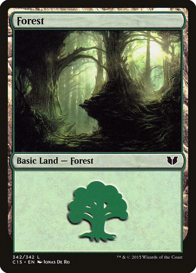 Forest (342) [Commander 2015] | Shuffle n Cut Hobbies & Games