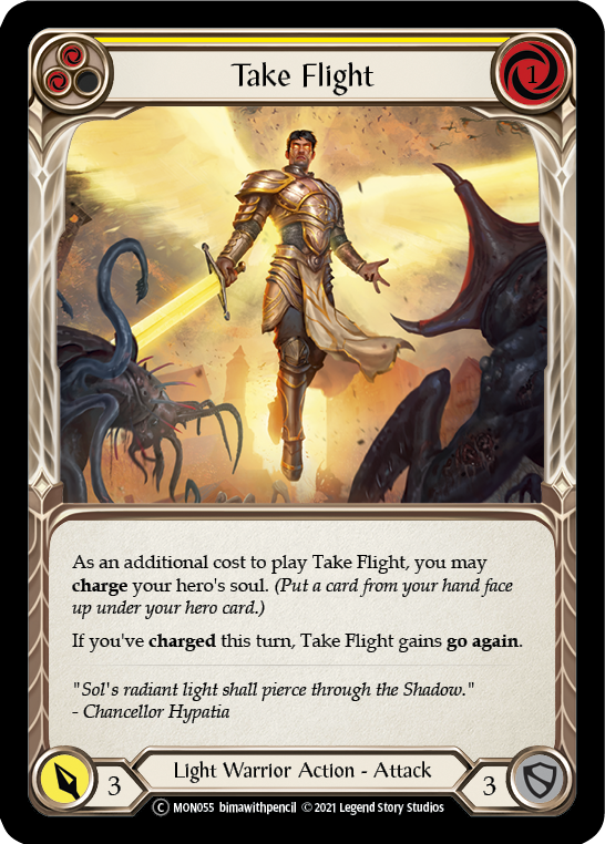 Take Flight (Yellow) [U-MON055] Unlimited Edition Normal | Shuffle n Cut Hobbies & Games