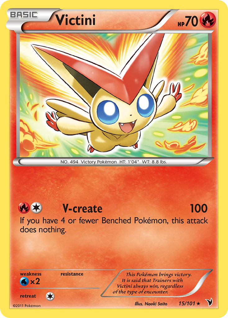Victini (15/101) [Black & White: Noble Victories] | Shuffle n Cut Hobbies & Games
