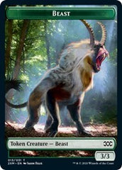 Beast // Treasure Double-Sided Token [Double Masters Tokens] | Shuffle n Cut Hobbies & Games