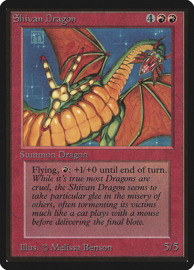 Shivan Dragon [Beta Edition] | Shuffle n Cut Hobbies & Games