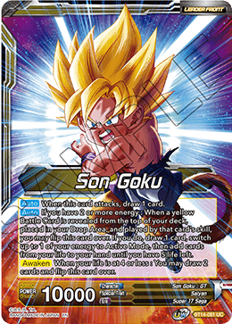 Son Goku // SS4 Son Goku, Returned from Hell (BT14-091) [Cross Spirits] | Shuffle n Cut Hobbies & Games