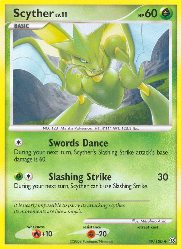 Scyther (49/100) [Diamond & Pearl: Stormfront] | Shuffle n Cut Hobbies & Games