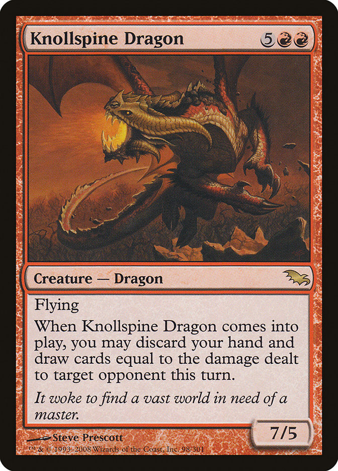 Knollspine Dragon [Shadowmoor] | Shuffle n Cut Hobbies & Games