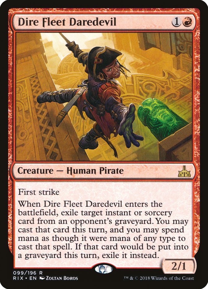 Dire Fleet Daredevil [Rivals of Ixalan] | Shuffle n Cut Hobbies & Games