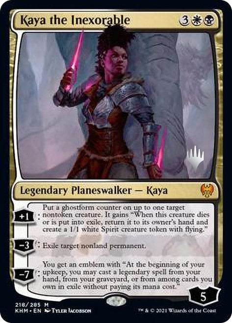 Kaya the Inexorable (Promo Pack) [Kaldheim Promos] | Shuffle n Cut Hobbies & Games