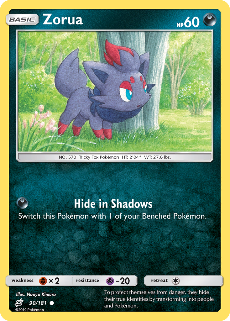 Zorua (90/181) [Sun & Moon: Team Up] | Shuffle n Cut Hobbies & Games