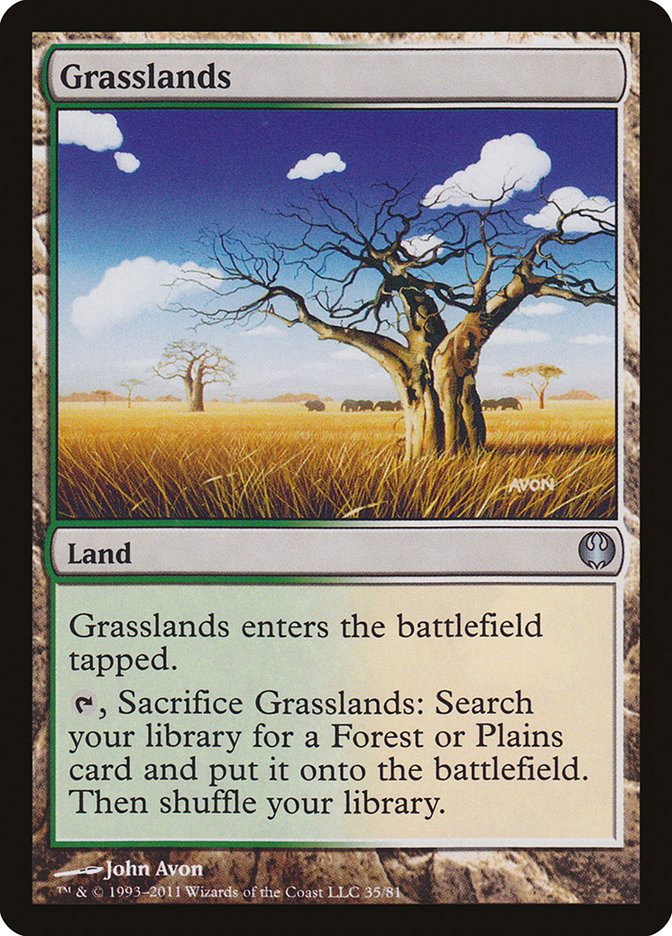 Grasslands [Duel Decks: Knights vs. Dragons] | Shuffle n Cut Hobbies & Games