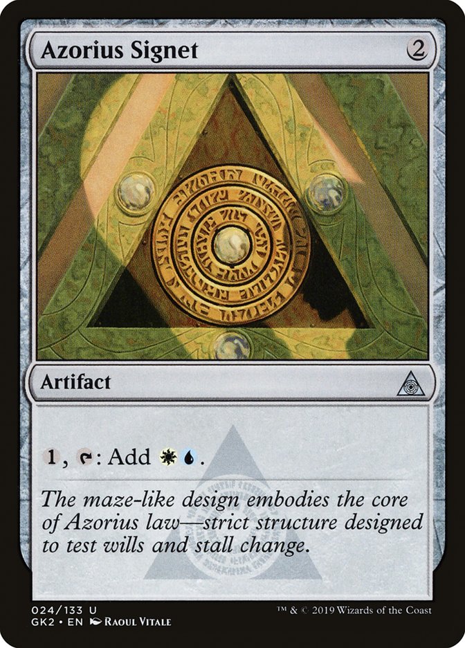 Azorius Signet [Ravnica Allegiance Guild Kit] | Shuffle n Cut Hobbies & Games