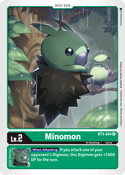 Minomon [BT3-004] [Release Special Booster Ver.1.5] | Shuffle n Cut Hobbies & Games