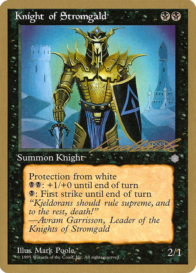 Knight of Stromgald (Leon Lindback) [Pro Tour Collector Set] | Shuffle n Cut Hobbies & Games