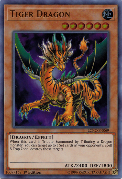 Tiger Dragon [LCKC-EN069] Ultra Rare | Shuffle n Cut Hobbies & Games