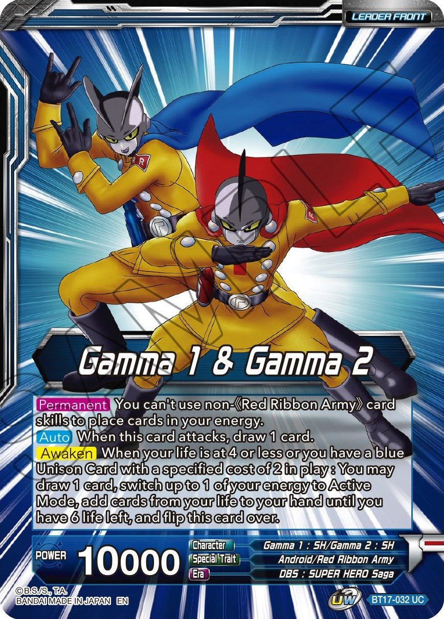 Gamma 1 & Gamma 2 // Gamma 1 & Gamma 2, Newfound Foes (BT17-032) [Ultimate Squad Prerelease Promos] | Shuffle n Cut Hobbies & Games