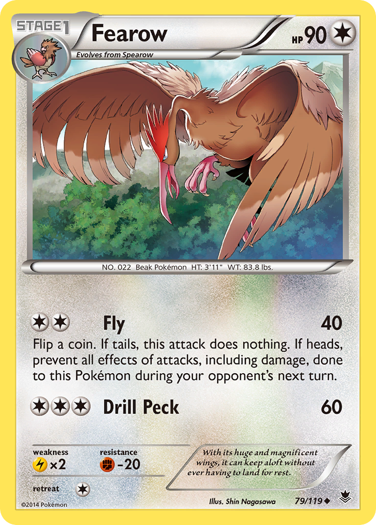 Fearow (79/119) [XY: Phantom Forces] | Shuffle n Cut Hobbies & Games