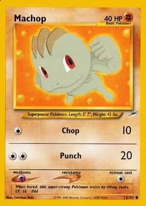 Machop (73/105) [Neo Destiny Unlimited] | Shuffle n Cut Hobbies & Games