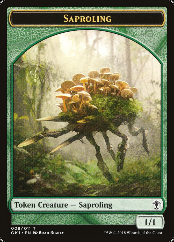 Voja // Saproling Double-Sided Token [Guilds of Ravnica Guild Kit Tokens] | Shuffle n Cut Hobbies & Games