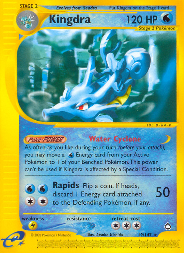 Kingdra (19/147) [Aquapolis] | Shuffle n Cut Hobbies & Games